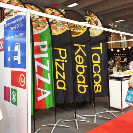 drapeau oriflamme publicitaire