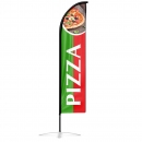drapeau publicitaire oriflamme pizza italie